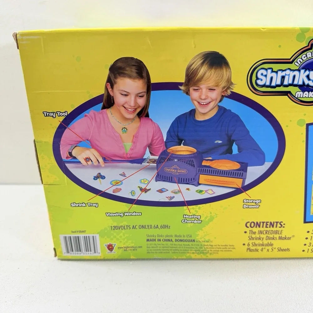 The Incredible Shrinky Dinks Maker‎ Big Time Toys 2011 New Sealed